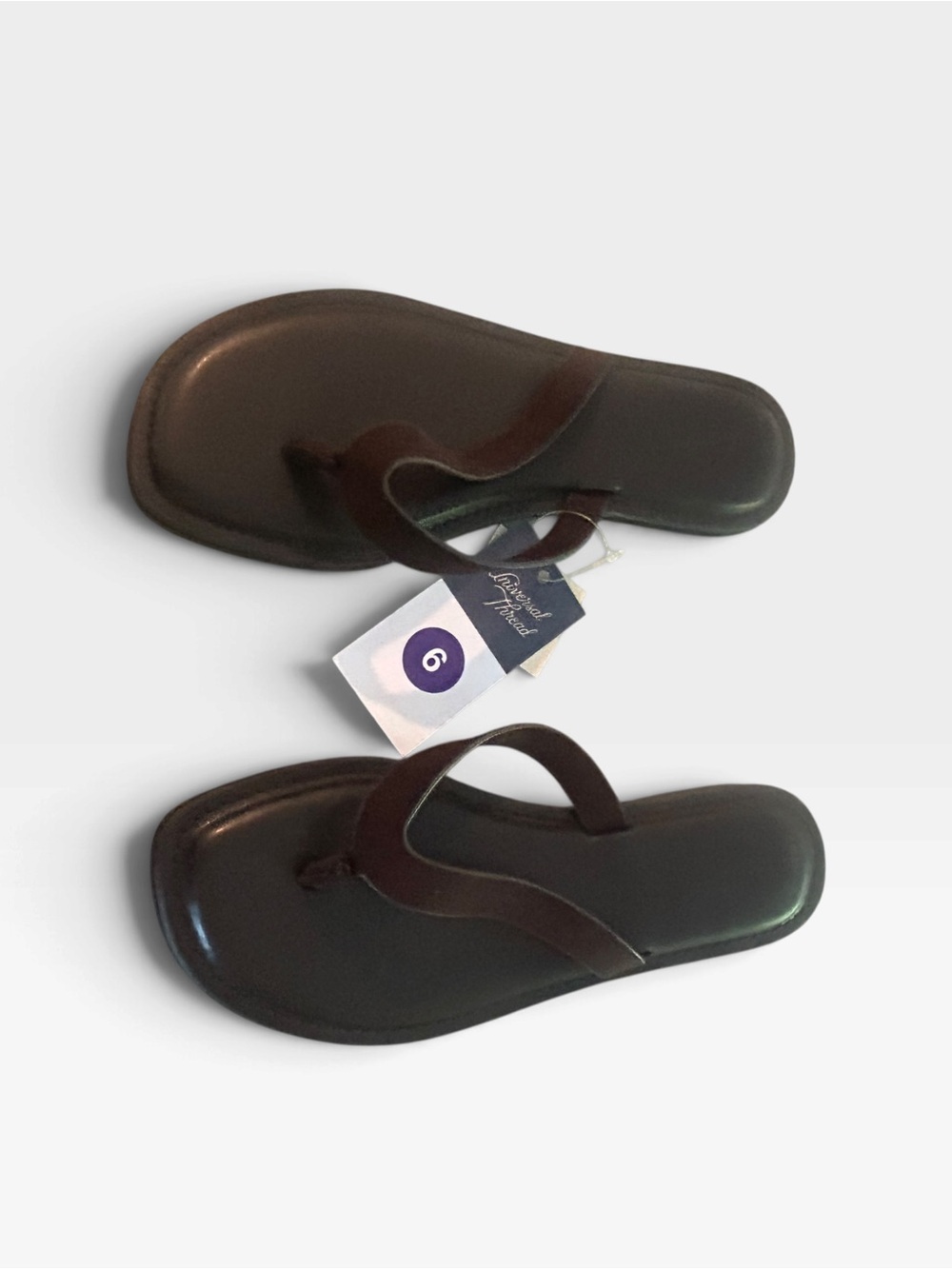 Universal threads Brown Flip-Flop Sandals - Size 6 new with tags